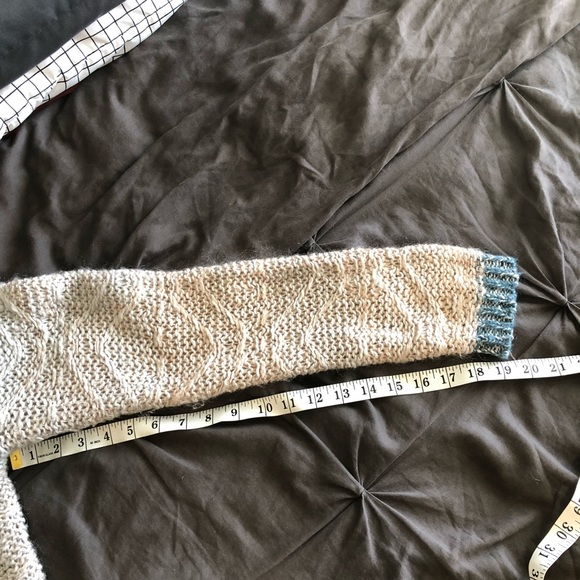 Moth Ombré Boho Duster Thick Knit Cardigan Sweater - Picture 7 of 8